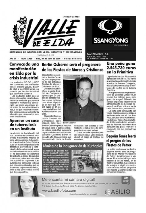N&uacute;mero 2.469<span>21 de abril de 2006</span>