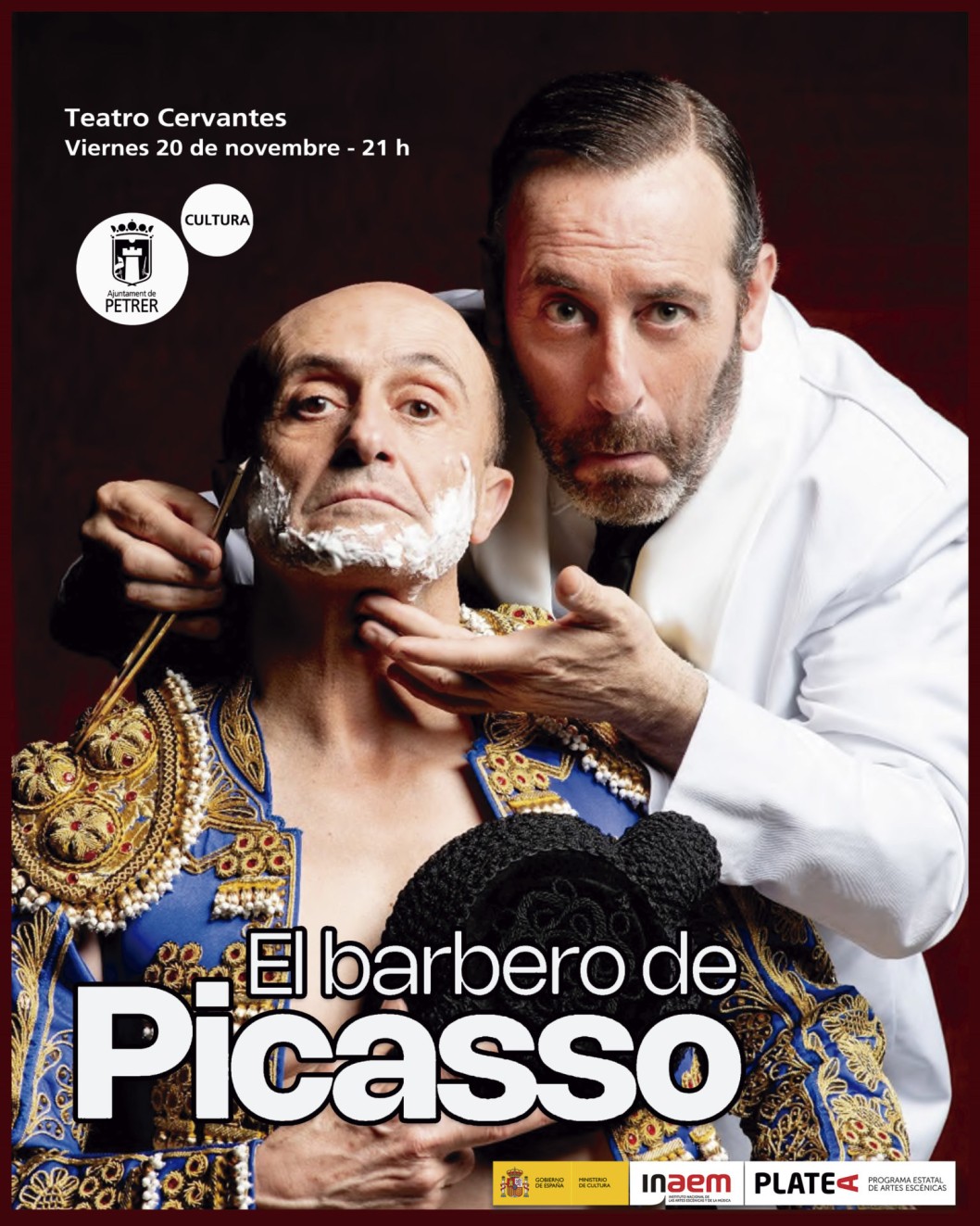 Teatro: "El barbero de Picasso" con Antonio Molero y Pepe Viyuela