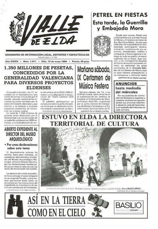 N&uacute;mero 1.911<span>13 de  mayo de 1994</span>