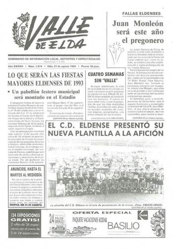 N&uacute;mero 1.874 - 27 de agosto de 1993