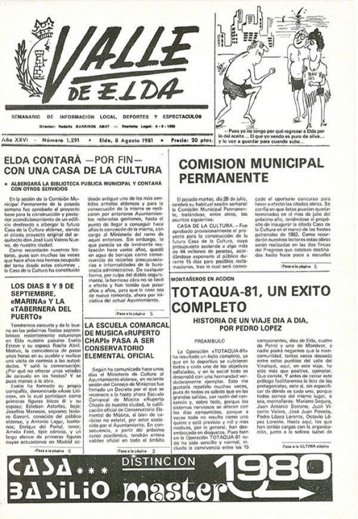 N&uacute;mero 1.291<span>8 de agosto de 1981</span>