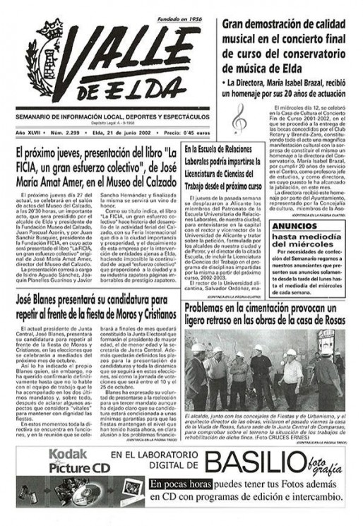 N&uacute;mero 2.299<span>21 de junio de 2002</span>