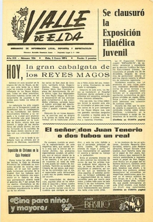 N&uacute;mero 0906<span>5 de enero de 1974</span>
