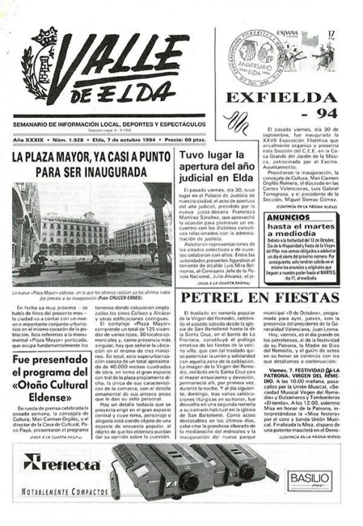 N&uacute;mero 1.928<span>7 de octubre de 1994</span>
