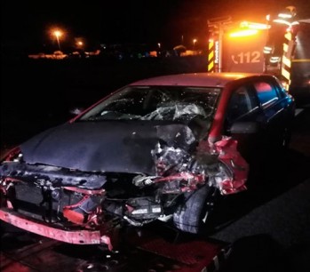 Tres coches implicados y cuatro heridos en un accidente en la A-31
