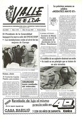 N&uacute;mero 1.574 - 15 de mayo de 1987