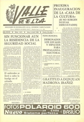 N&uacute;mero 1.375 - 8 de abril de 1983