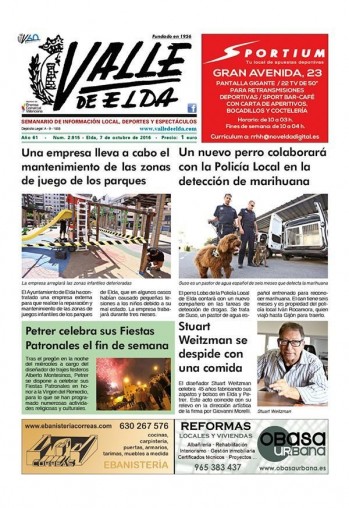 N&uacute;mero 2.915 - 7 de octubre de 2016