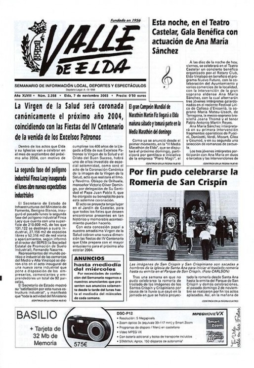 N&uacute;mero 2.358<span>7 de noviembre de 2003</span>