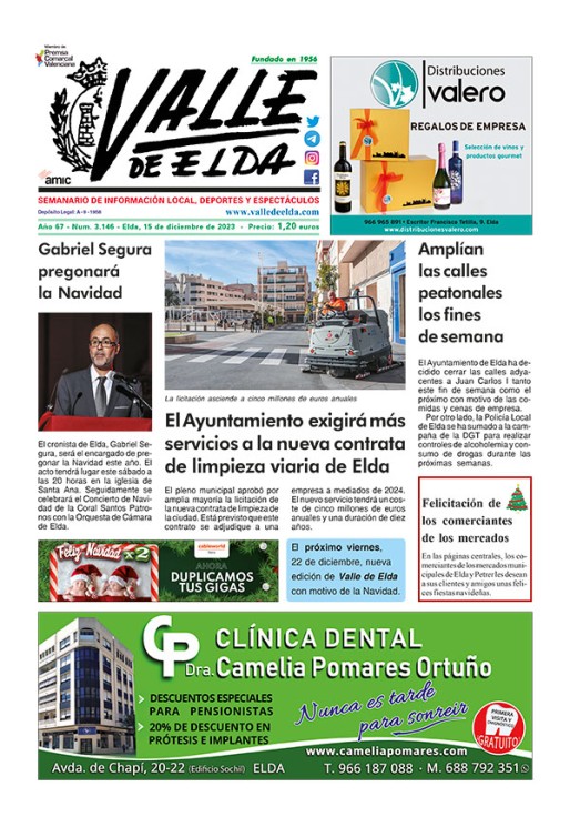 N&uacute;mero 3.146<span>15 de diciembre de 2023</span>
