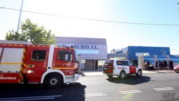 Incendio en una nave del Pol&iacute;gono Campo Alto provoca el desalojo de 30 trabajadores