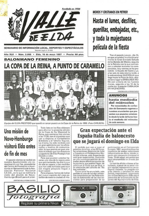 N&uacute;mero 2.055<span>16 de mayo de 1997</span>