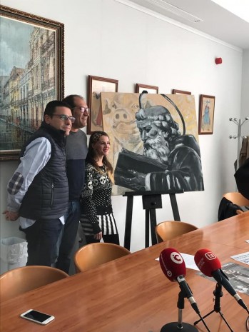 La eldense Ana Ort&iacute;n es la autora del Cuadro de San Ant&oacute;n