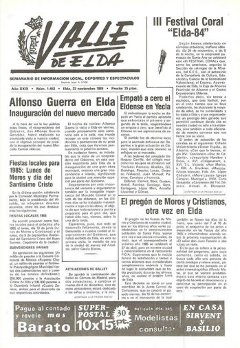 N&uacute;mero 1.453 - 23 de noviembre de 1984