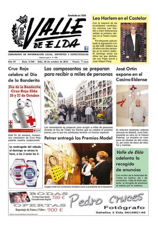 N&uacute;mero 2.748<span>26 de octubre de 2012</span>