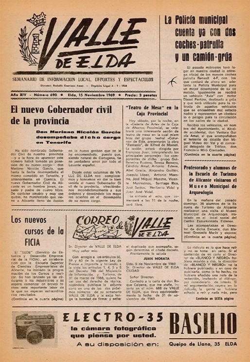 N&uacute;mero 0690<span>15 de noviembre de 1969</span>