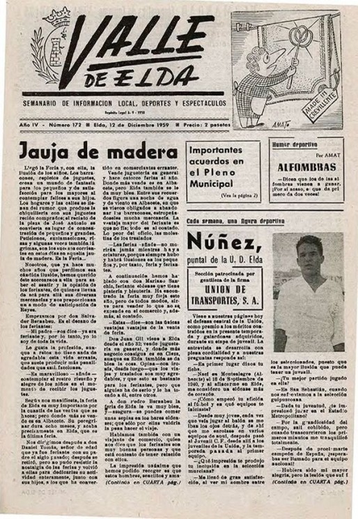 N&uacute;mero 0172<span>12 de diciembre de 1959</span>