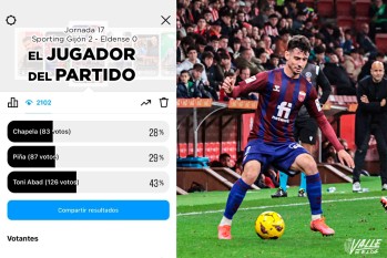 Toni Abad, elegido como jugador del partido para la afici&oacute;n