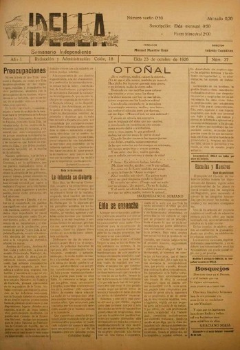Idella n&ordm; 037 - A&ntilde;o 1926