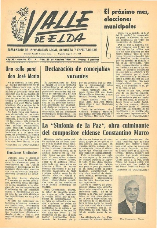 N&uacute;mero 0531<span>29 de octubre de 1966</span>