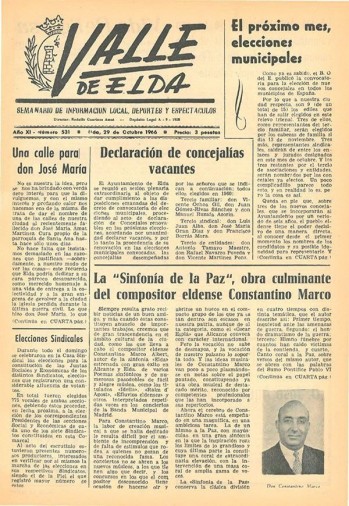 N&uacute;mero 0531 - 29 de octubre de 1966