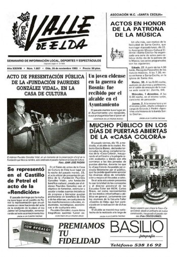 N&uacute;mero 1.887 - 26 de noviembre de 1993