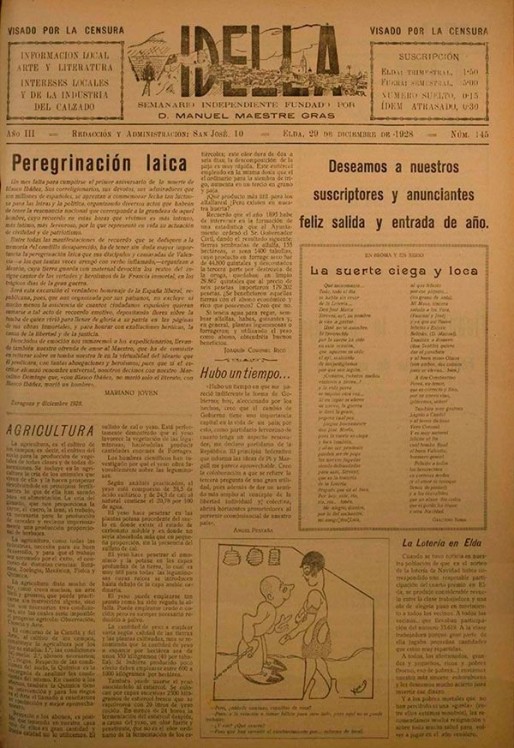 Idella n&ordm; 145<span>A&ntilde;o 1928</span>