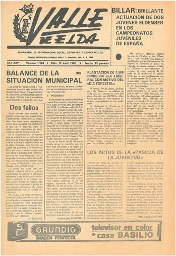N&uacute;mero 1.228 - 12 de abril de 1980