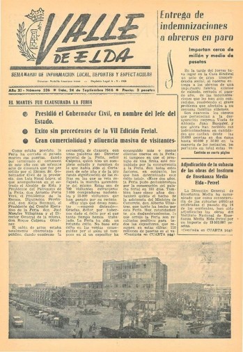 N&uacute;mero 0526 - 24 de septiembre de 1966