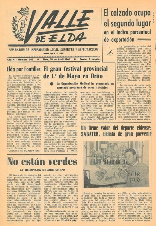 N&uacute;mero 0505<span>30 de abril de 1966</span>