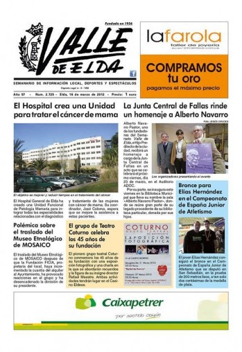 N&uacute;mero 2.725 - 16 de marzo de 2012