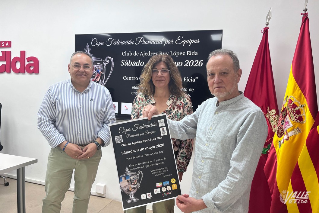 Elda acoger&aacute; la Copa Federaci&oacute;n de ajedrez el s&aacute;bado 9 de mayo
