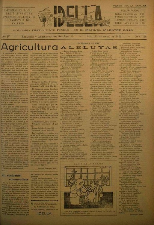 Idella n&ordm; 158<span>A&ntilde;o 1929</span>