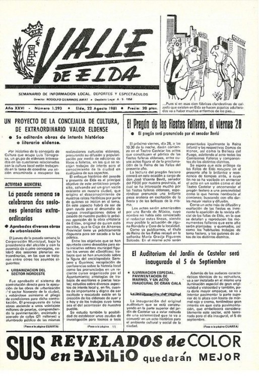 N&uacute;mero 1.293<span>22 de agosto de 1981</span>