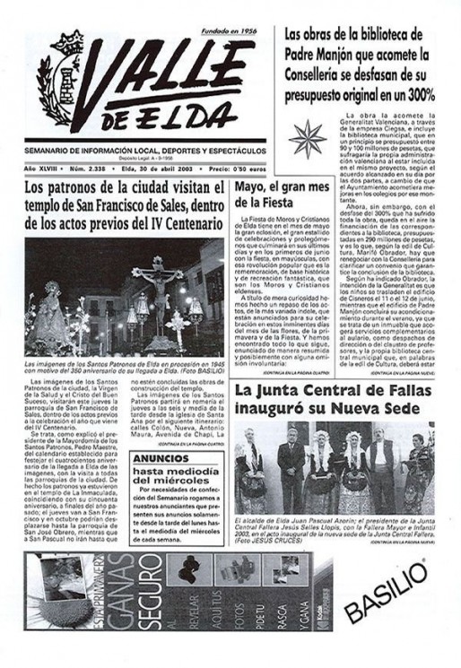 N&uacute;mero 2.338<span>30 de abril de 2003</span>