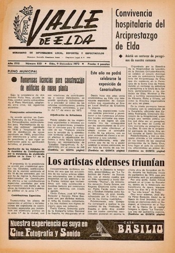 N&uacute;mero 0850 - 9 de diciembre de 1972