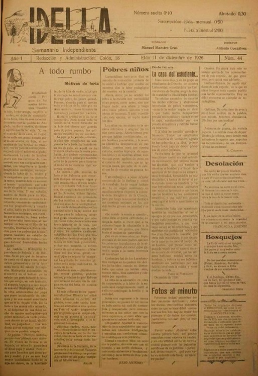 Idella n&ordm; 044<span>A&ntilde;o 1926</span>