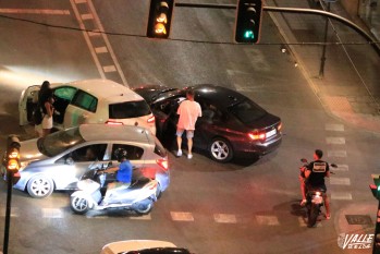 Nuevo accidente de tr&aacute;fico en el cruce entre la avenida de Chap&iacute; y la calle Roma
