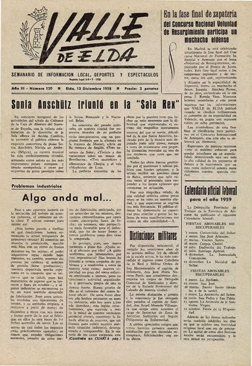 N&uacute;mero 0120<span>13 de diciembre de 1958</span>