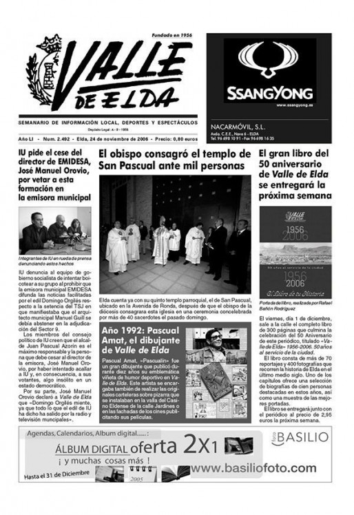 N&uacute;mero 2.492<span>24 de noviembre de 2006</span>
