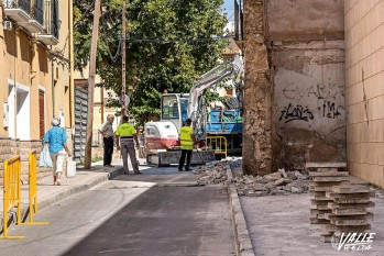 Cortan al tr&aacute;fico la calle Independencia para la remodelaci&oacute;n de las aceras