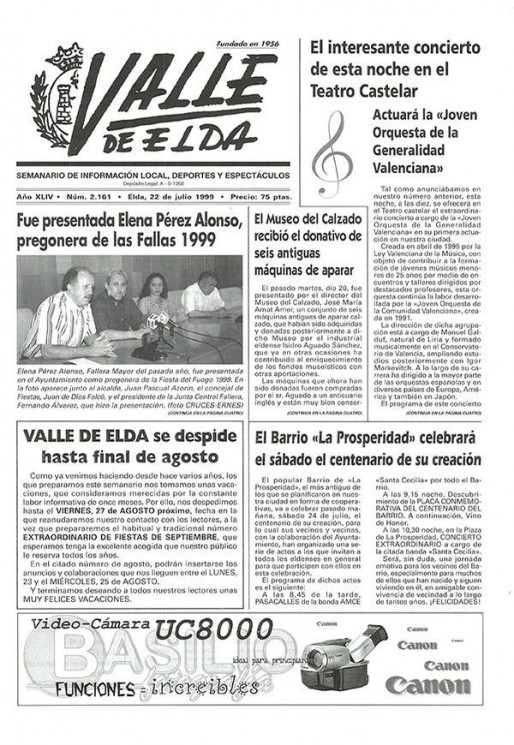 N&uacute;mero 2.161<span>22 de julio de 1999</span>