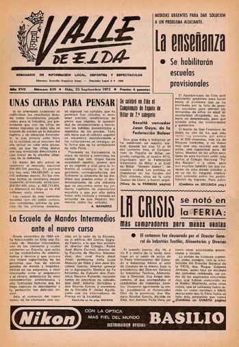 N&uacute;mero 0839 - 23 de septiembre de 1972