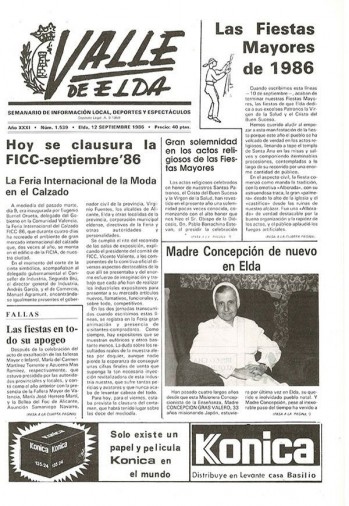 N&uacute;mero 1.539 - 12 de septiembre de 1986