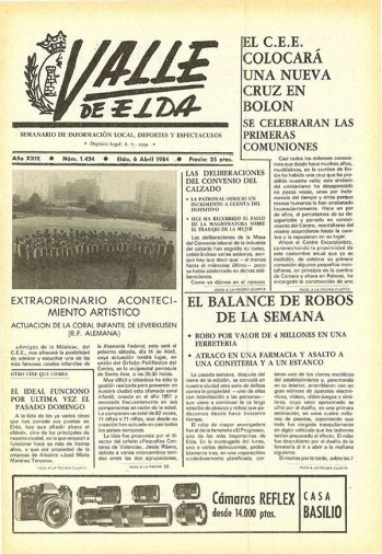 N&uacute;mero 1.424 - 6 de abril de 1984