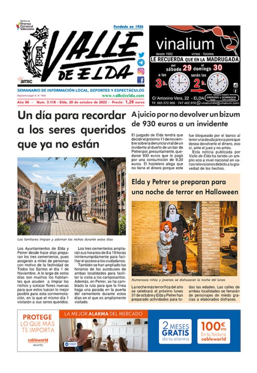 N&uacute;mero 3.118<span>28 de octubre de 2022</span>