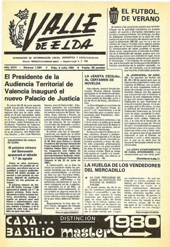 N&uacute;mero 1.289 - 4 de julio de 1981