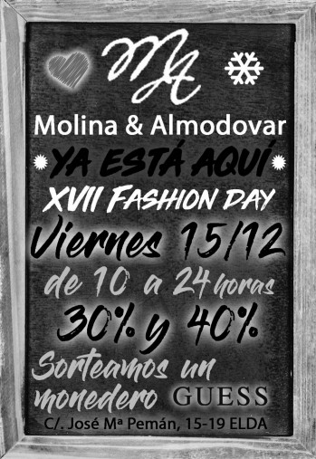 Molina & Almodovar celebra ma&ntilde;ana su 17&ordm; Fashion Day con grandes descuentos