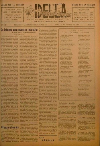 Idella n&ordm; 134 - A&ntilde;o 1928