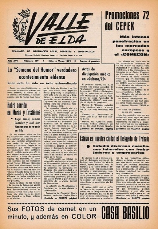 N&uacute;mero 0819<span>6 de mayo de 1972</span>